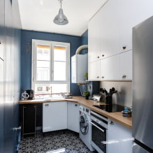 Kitchen design with wood countertop-1