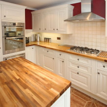 Kitchen design with wood countertop-3