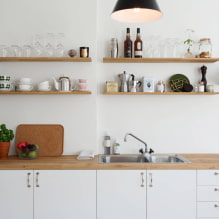 Kitchen design with wood countertop-5