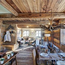 Chalet in the interior: style description, choice of colors, furniture, textiles and decor-1