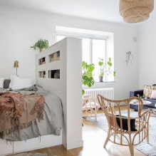 How to place a bed in a single room? -0