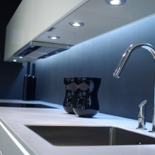 Lighting in the kitchen under the cabinets: the nuances of choice and step-by-step instructions-0