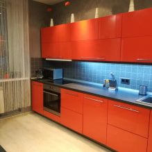 Lighting in the kitchen under the cabinets: the nuances of choice and step-by-step instructions-7