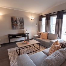 Living room design with two sofas-2