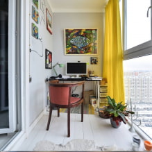 Decoration of a panoramic balcony-1