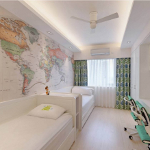 How to equip a narrow children's room? -0