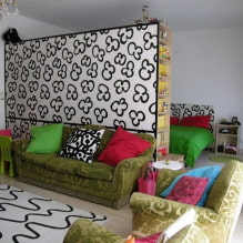 How to decorate the interior of a one-room apartment for a family with a child? -2