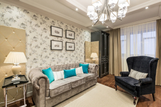 Wallpaper behind the closet: to glue or not?