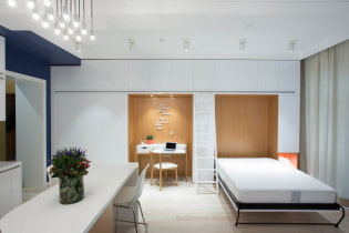 Convertible furniture in a small apartment