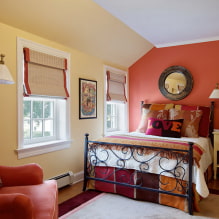 Interior design in terracotta color-1