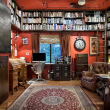 Interior design in terracotta color-2