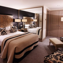 How to decorate a bedroom in warm colors? -4