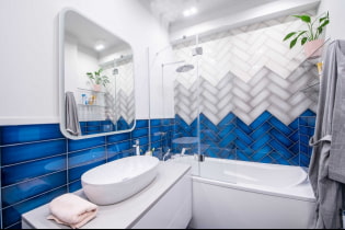 How to match a bathroom color? - rules and recommendations
