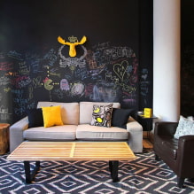 How to decorate an interior in black? -3