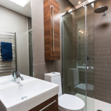 How to decorate the interior of a bathroom 2 sq.