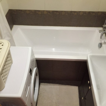 How to beautifully decorate the interior of a bathroom 2 sq.