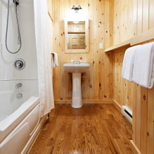 Lining in the interior of the bathroom-4