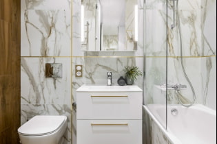 Marble bathroom design