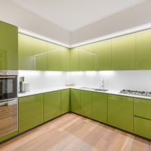 How to decorate a kitchen interior in pistachio color? -1