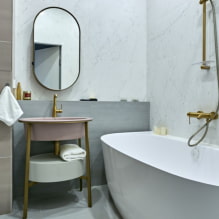 How to decorate a bathroom in light colors? -4