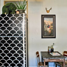 How to decorate the refrigerator with your own hands? -3