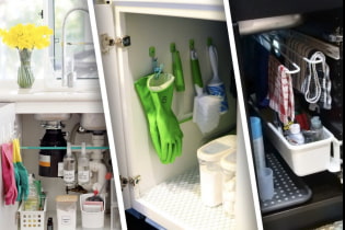 How to budget for under-sink storage in the kitchen?