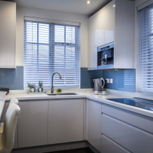 How to equip a kitchen with a sink by the window? -5