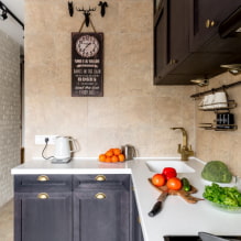 Kitchen design options with a sink in the corner-2