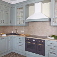 Kitchen design options with a sink in the corner-3