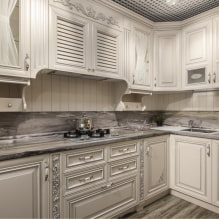 How to decorate a kitchen with patina? -0