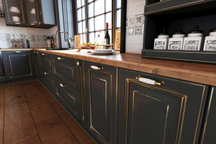 How to decorate a kitchen with patina?