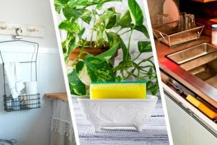 How to store a dishwashing sponge?