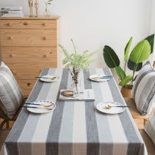 How to choose a tablecloth on the table? -5