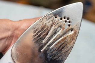 How do I clean my iron at home?