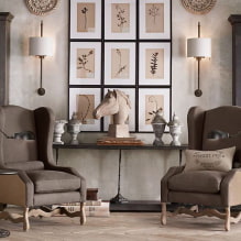 Interior design in vintage style-0