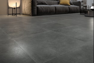 Porcelain stoneware in the interior