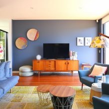 Interior design in retro style-4