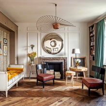 Interior design in retro style-3