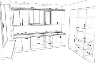 How to choose the size of the kitchen set?