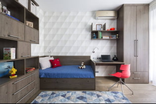 Arrangement of furniture in the children's room