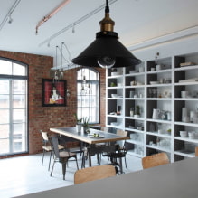 How to decorate a loft-style kitchen-living room? -4