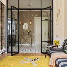 Interior design with glass partitions-2