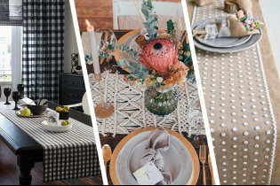 How to beautifully use the tracks on the table?