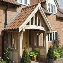 How to make a visor over the porch to the house yourself? -3