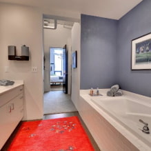 What and how to paint the walls in the bathroom? -5