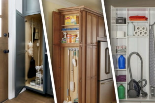 Where to store cleaning equipment?