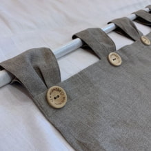 How to decorate curtains with your own hands? -1