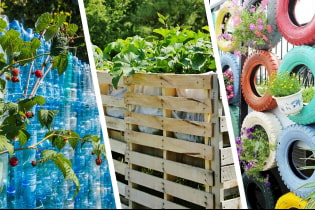 Original ideas for fences that you can do with your own hands and don't spend too much money