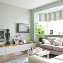 Wallpaper combination: 70 modern options and photo examples of wall decoration-10