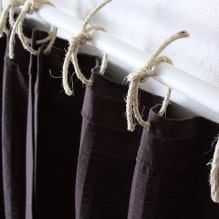 Types of curtain fastening - an overview of the best options and ideas in the interior-5